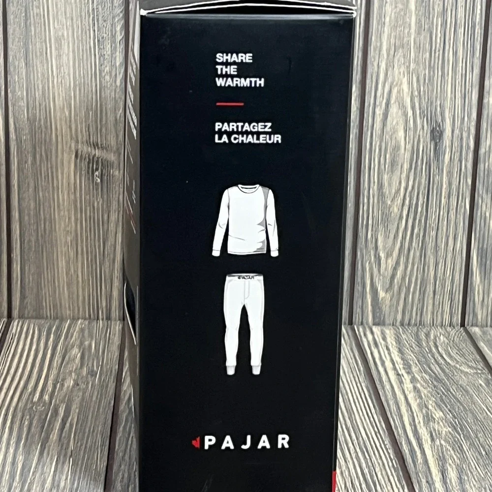 Pajar Military Fleece Baselayer Set Shirt Pants Black Men XL Microfleece‎ Warm